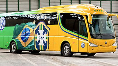 Copa do Mundo 2010: Fifa anuncia frases dos ônibus das seleções no mundial onibusbrasilcbf1905