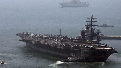 EUA e Coreia do Sul iniciam manobras com navio nuclear teefmardy copy Ro37