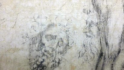 Fotos de desenhos inéditos de Michelangelo são divulgadas na Itália 11 06 MICHELANGELO