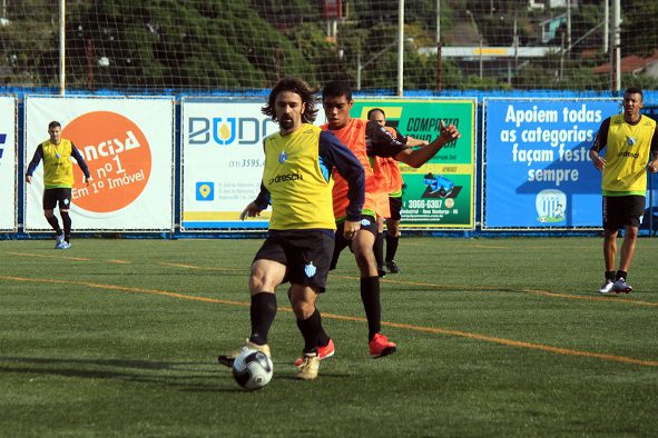 Novo Hamburgo treina para amistoso diante do São Paulo-RG treino 30052016