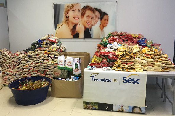 Campanha Prato Cheio tem nova edição de arrecadação de alimentos em todo o Estado Mesa Brasil Campanha Prato Cheio agosto 2016 no RS