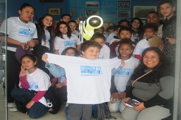 Projeto Noia na Escola recebe alunos da EMEF Paulo Beck noia