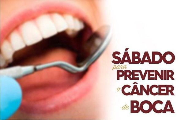 Sábado para prevenir o câncer de boca boca