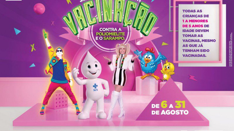Mais de 500 mil crianças devem se vacinar contra a pólio e o sarampo no Rio Grande do Sul vacina