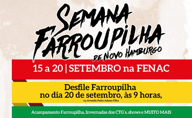 Festejos Farroupilhas em Novo Hamburgo começam neste sábado semana farroupilha