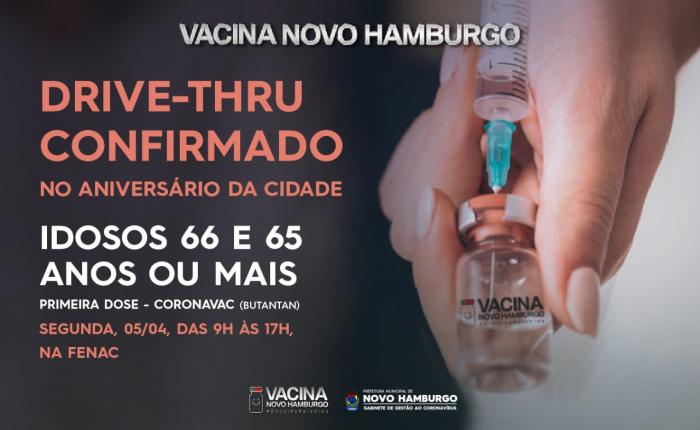 Aniversário da cidade: vacinação para mais um grupo prioritário contra a covid-19 será em 5 de abril drive 5