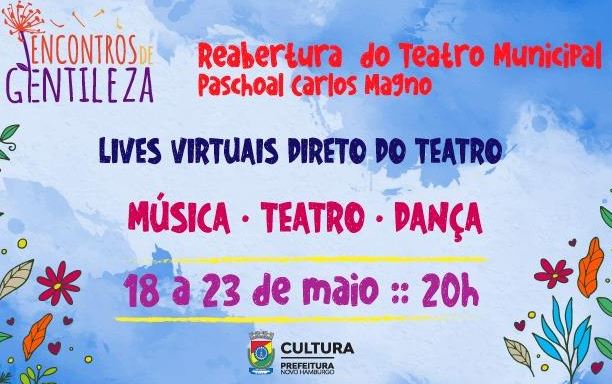 Teatro municipal reabre com eventos virtuais na próxima terça-feira teatro