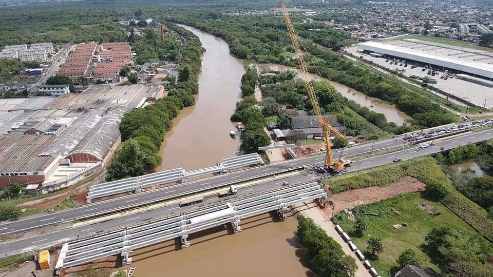 Obras da nova ponte do Rio dos Sinos serão retomadas: terceira pista finalmente começará FB IMG 1650923266856