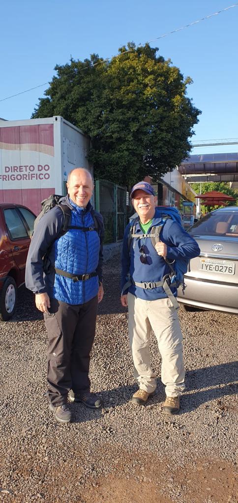 Emocionante: hamburguenses vão a pé até Caxias para comemorar vitória de amigo contra a Covid 1 IMG 20220513 WA0012