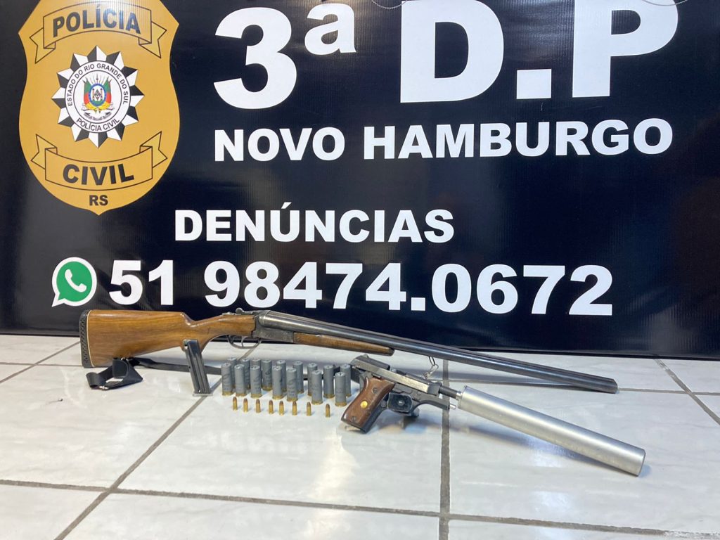 Polícia prende empresário com arma ilegal, que atirava no pátio de casa e assustava moradores IMG 20220531 WA0032