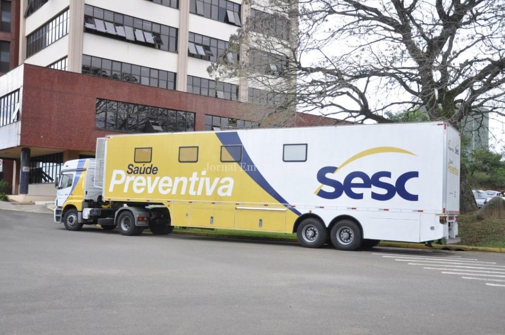 Carreta Sesc chega em São Leopoldo para realizar 1,5 mil exames carreta sesc