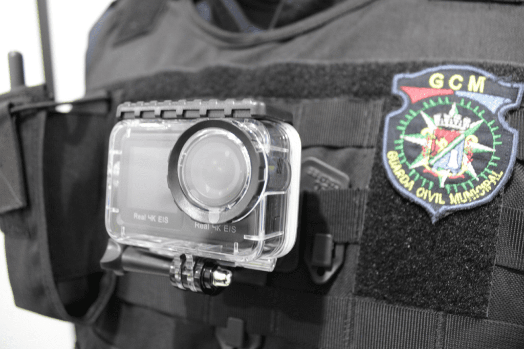 Guarda Municipal inicia fase de testes de câmeras corporais em São Leopoldo gcm