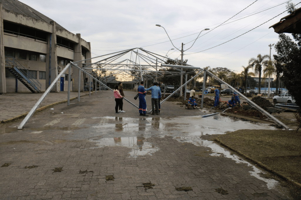 Começam as montagens das estruturas da São Leopoldo Fest 2022 slfest