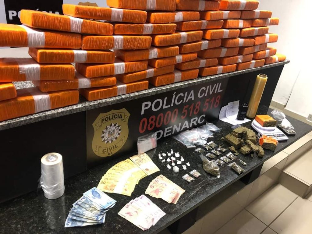 Polícia apreende droga avaliada em R$7 milhões no Vale do Sinos FB IMG 1657895795602