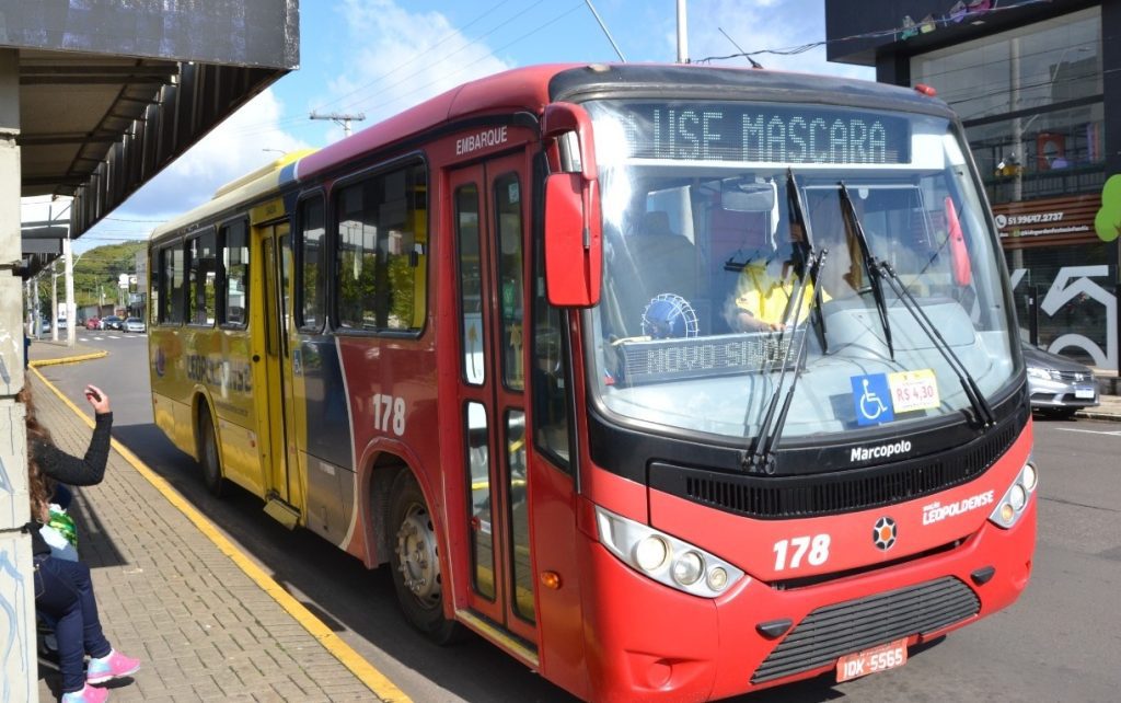 São Leopoldo terá reajuste no valor da passagem de ônibus Onibus