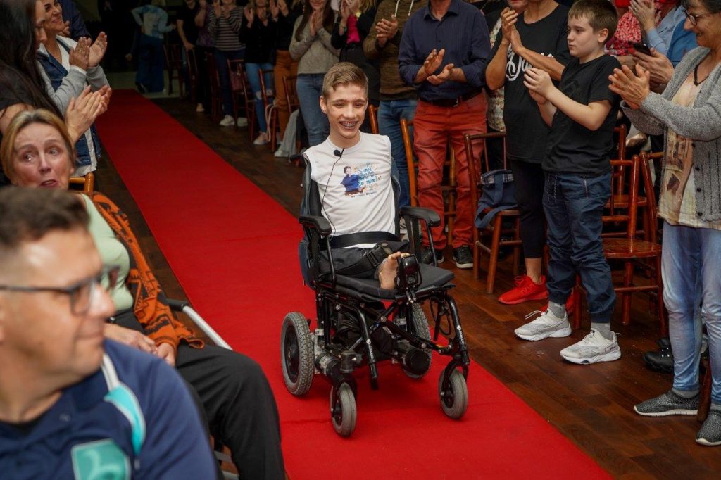 Tiago emocionou a todos. Foto Rodrigo Farias