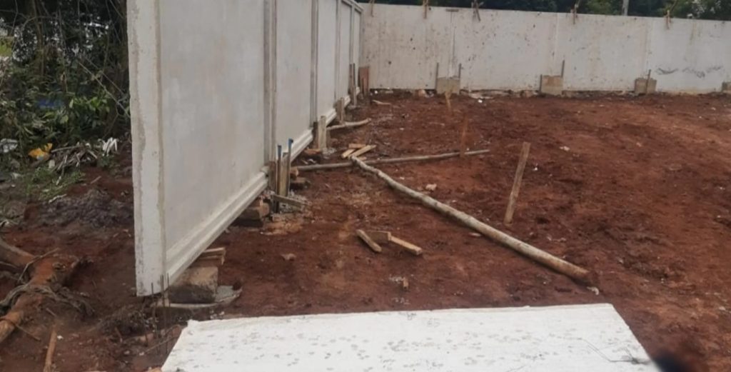 Corpo de homem que morreu esmagado por muro em São Leopoldo ainda não foi identificado muro