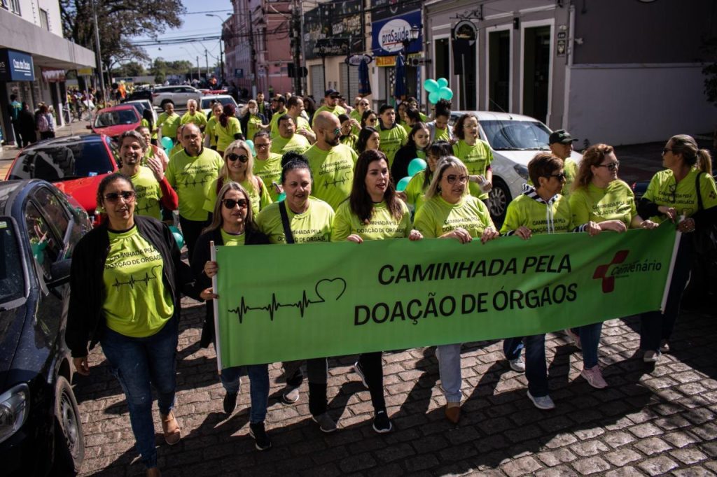 Hospital Centenário realiza Caminhada pela Doação de Órgãos Caminhada 1