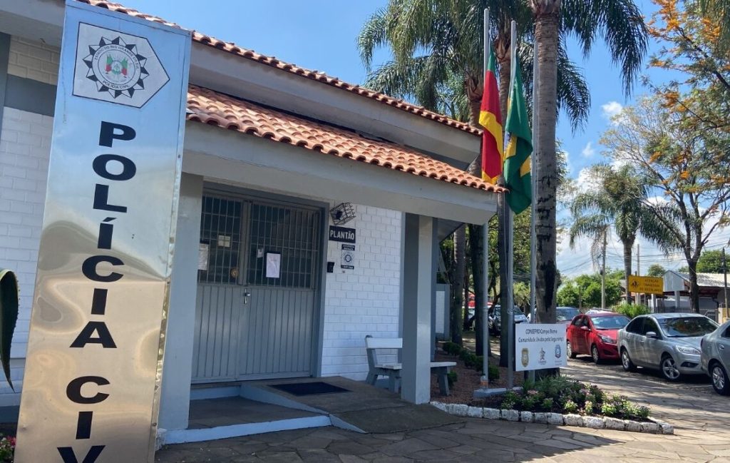 Bandidos rendem empresário, e assaltam tabelionato no Vale do Sinos DELEGACIA 1140x722 1