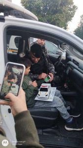 No dia da criança, policial hamburguense realiza sonho de menino que os tem como heróis 1 IMG 20221011 WA0099