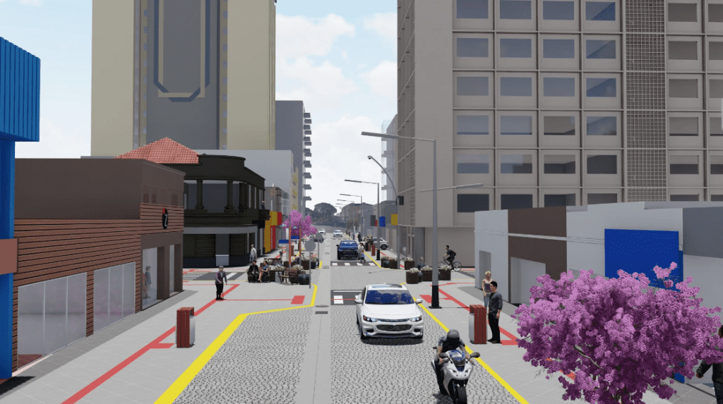 Revitalização da Rua Independência: Entidades e lojistas não aprovam única mão para faixa de rolamento Sem titulo