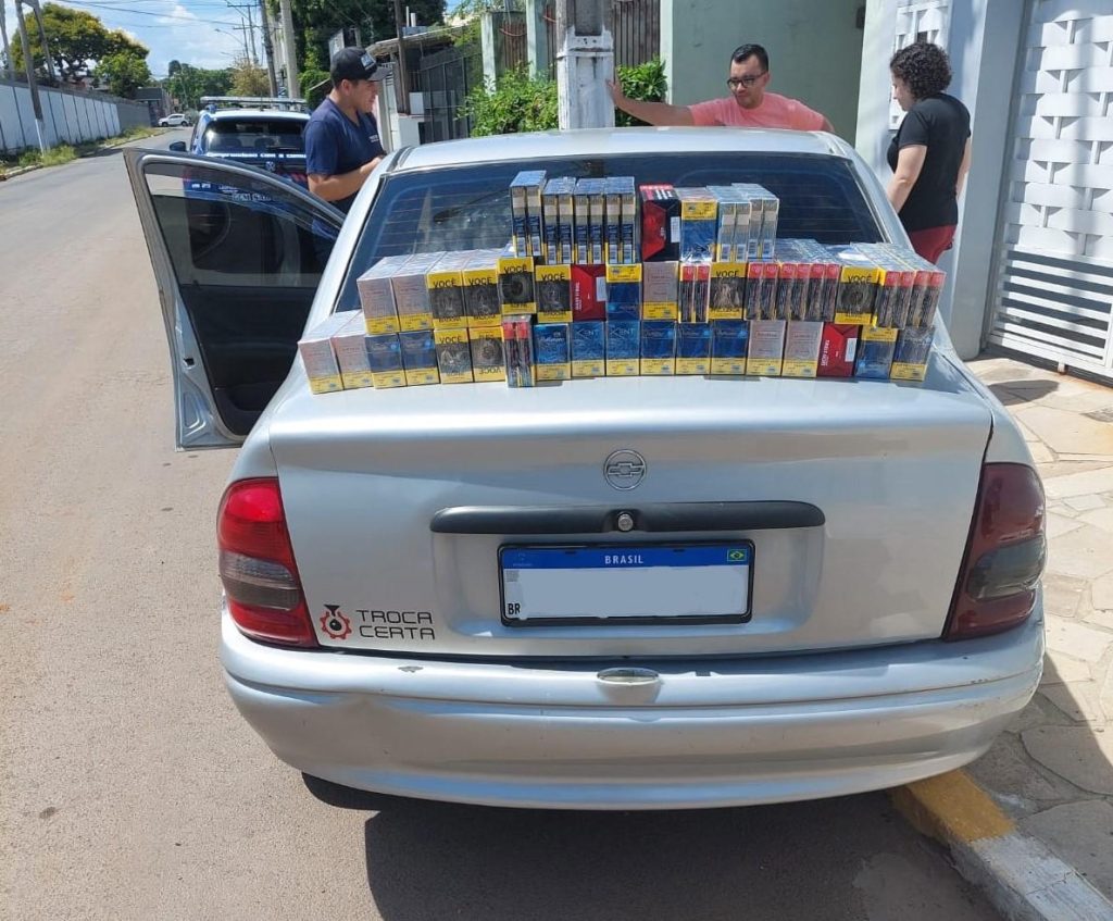 Guarda Civil Municipal de São Leopoldo identifica carro envolvido em roubo de carga de cigarros após acidente de trânsito GDA