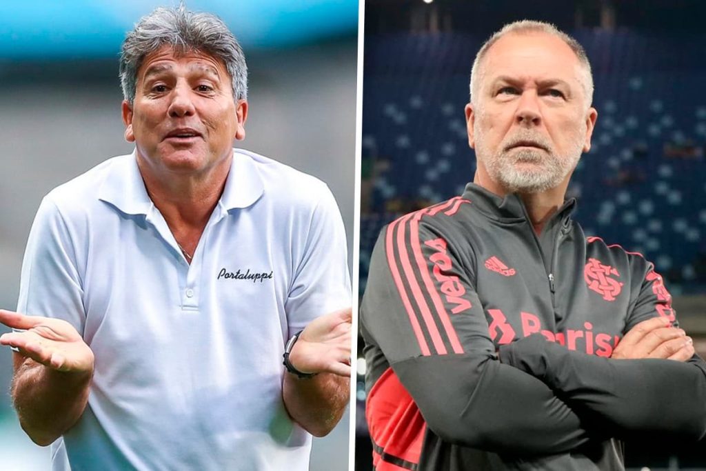 Onde assistir e todos detalhes dos jogos da dupla grenal nesta quarta-feira, 10 renato e mano menezes