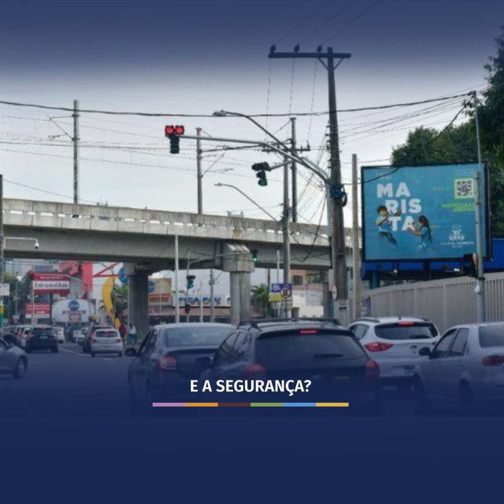 Multas na madrugada hamburguense em controlador de semáforo E A SEGURANCA Espaco do Avila Card