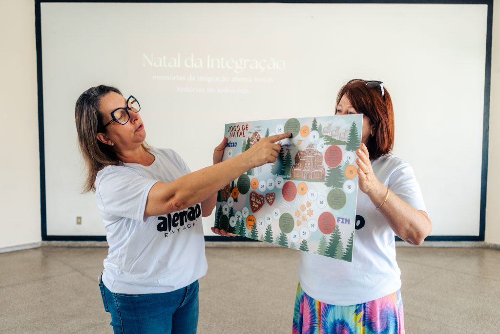 Jogo de Natal: alunos de Campo Bom ganham novo tabuleiro germânico tabuleiro