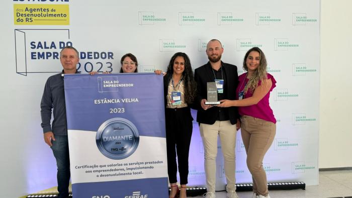 Sala do Empreendedor recebe selo Diamante maior WhatsApp Image 2023 12 13 at 110648 1