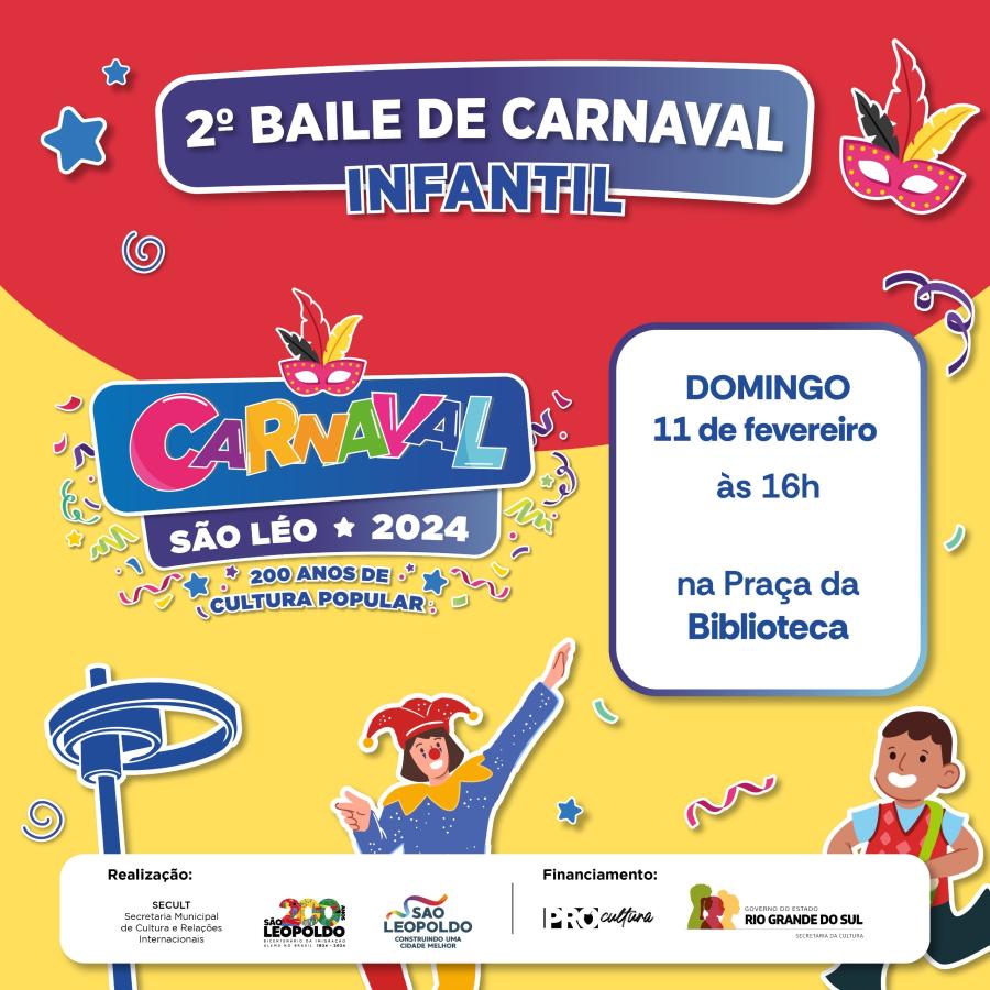 2º Baile de Carnaval Infantil é neste domingo baileinfantilcarnaval1707412811555 foto