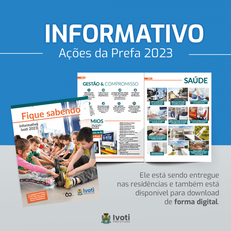 Informativo com informações de 2023 é distribuído para a população prancheta 2 43