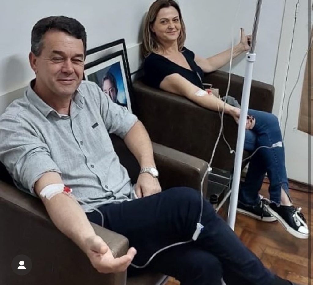 Nelson Spolaor e esposa Ederlei (Foto: Divulgação)