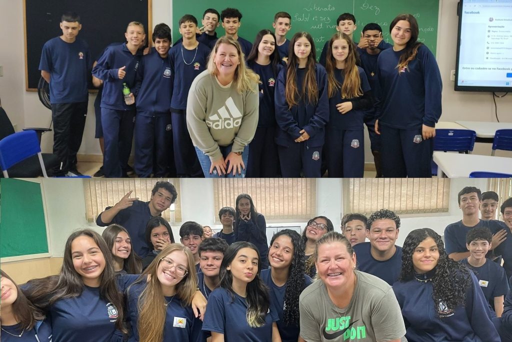 Alunos de Campo Bom recebem orientação sobre oportunidades no ensino médio Alunos de Campo Bom recebem orientacao sobre oportunidades no ensino medio