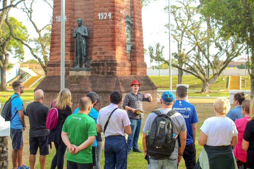Interventura Urbana e Old São Leopoldo fazem sua primeira edição de 2024 da Walk Tour São Léo Foto Francis Limberger