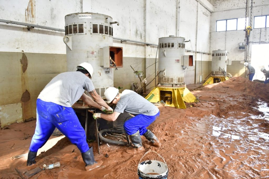 Limpeza casa de bombas Novo Hamburgo imagens prefeitura 3