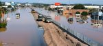 Com nova alta do Rio dos Sinos, trecho da BR-116 é interditado em São Leopoldo 4 aterro br 116