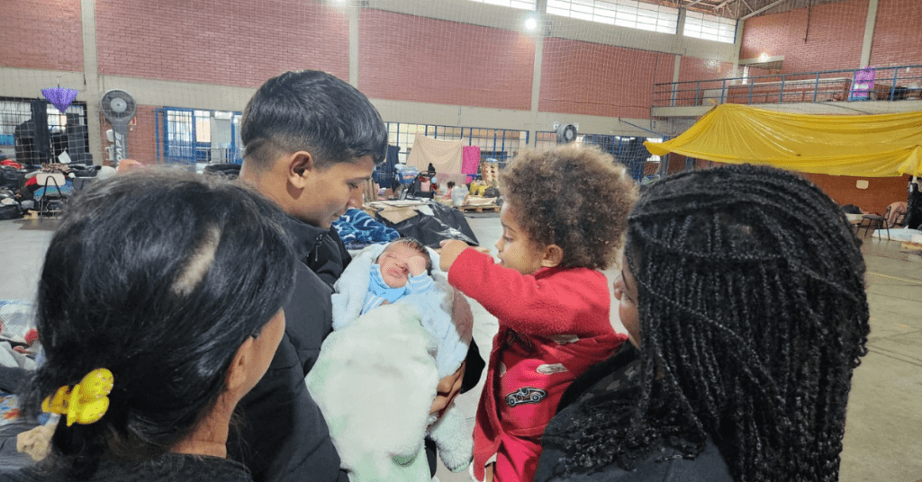 Novo Hamburgo Enchente bebê