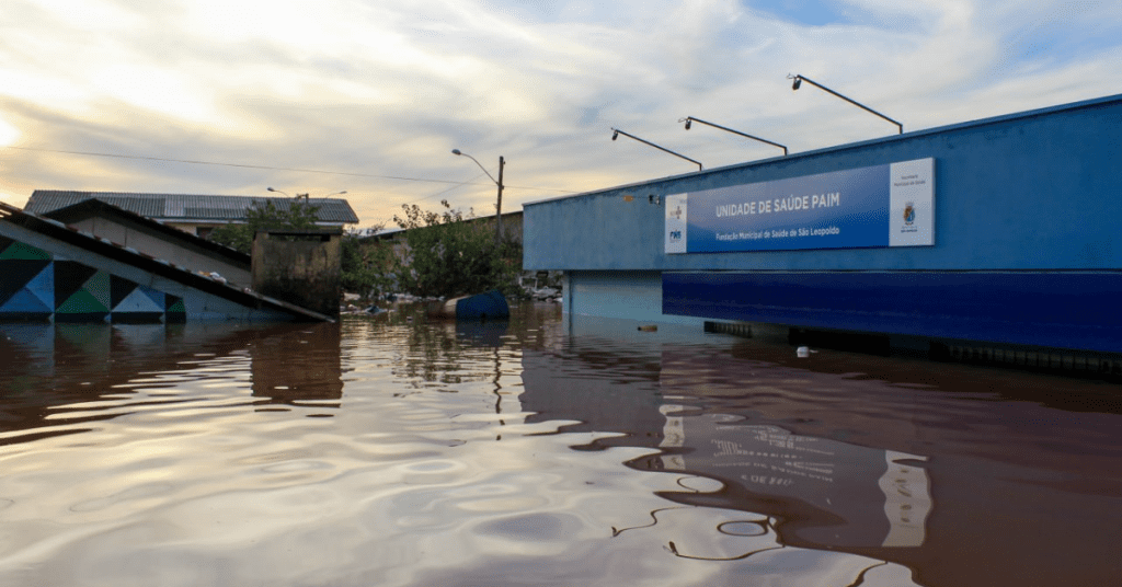 São Leopoldo tem mais de 34 mil residências afetadas pela enchente Ubs Paim São Leopoldo enchente