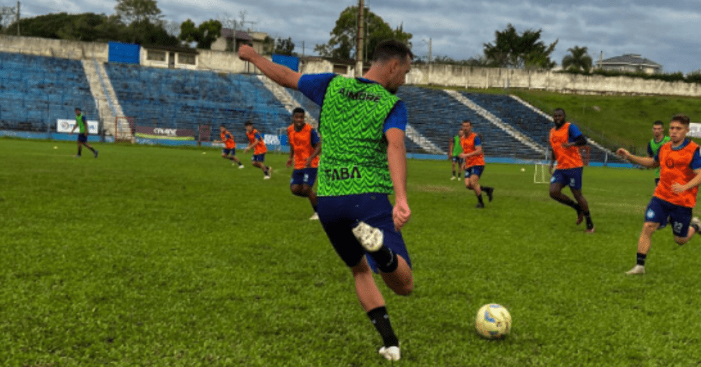 Aimoré encara o Monsoon em mais um jogo fora de casa pela Série A2 do Gauchão aimore treino foto reprodução instagram aimoré 1