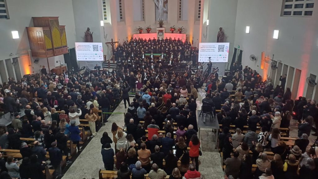 Concerto Sinfonia Beethoven Santuario Padre Reus Sao Leopoldo bicentenario imigracao alema foto Vanessa Bueno Divulgacao