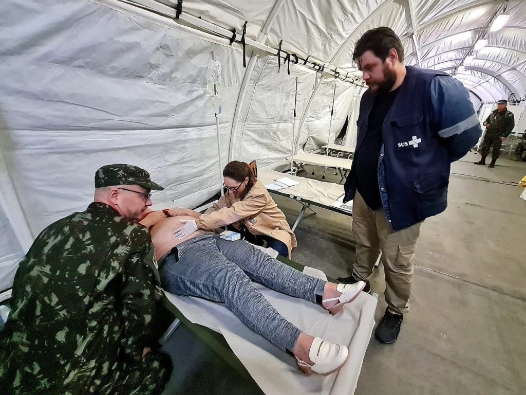 Hospital de Campanha encerra atendimentos nesta quarta Hospital de Campanha Governo Federal em Sao Leopoldo