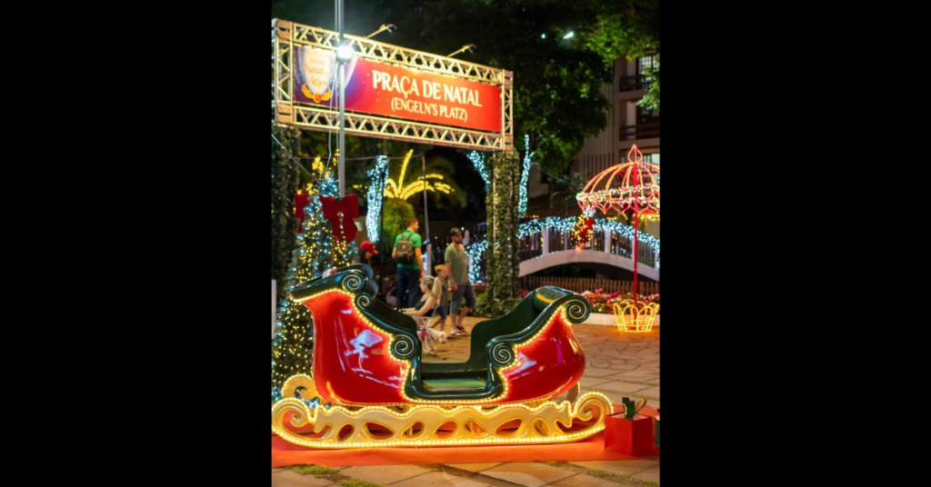 Ana Beatriz Gehlen Kuhn: “Dois Irmãos é o exemplo deste legado deixado pelos alemães” Natal Dois Irmãos foto reprodução