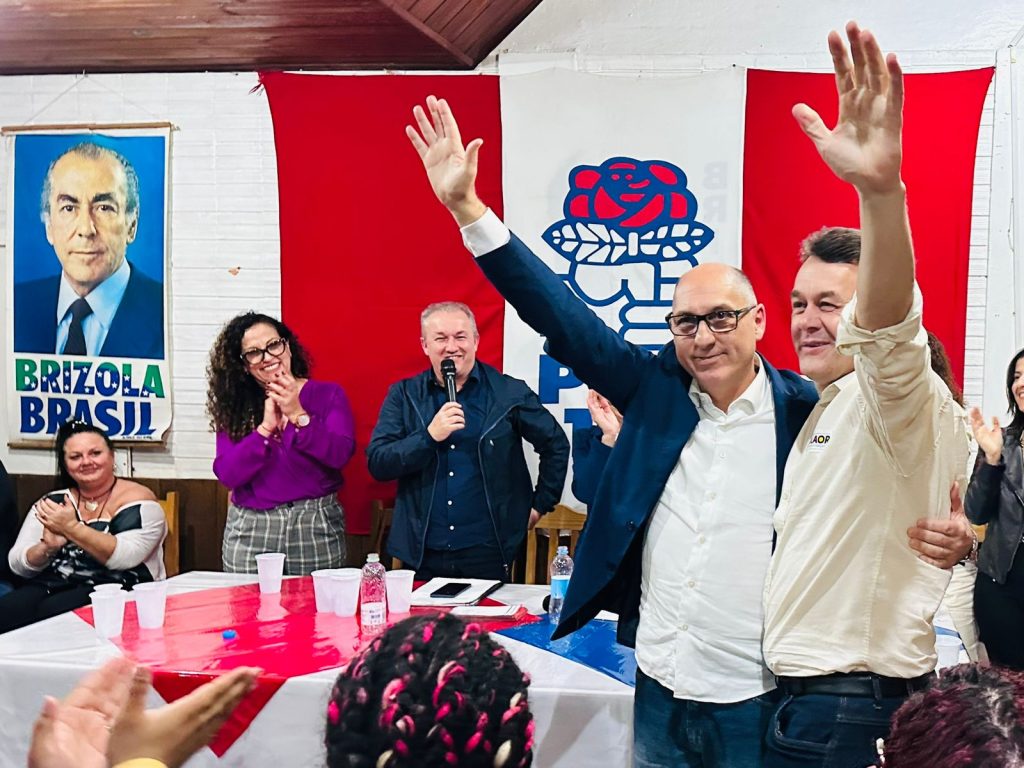 Professor Nado e Nelson Spolaor eleições PDT São Leopoldo Foto Divulgação