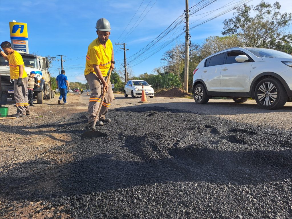 Manutenção e asfalto novo na Rua João Aloysio Algayer é concluído Foto: Divulgação