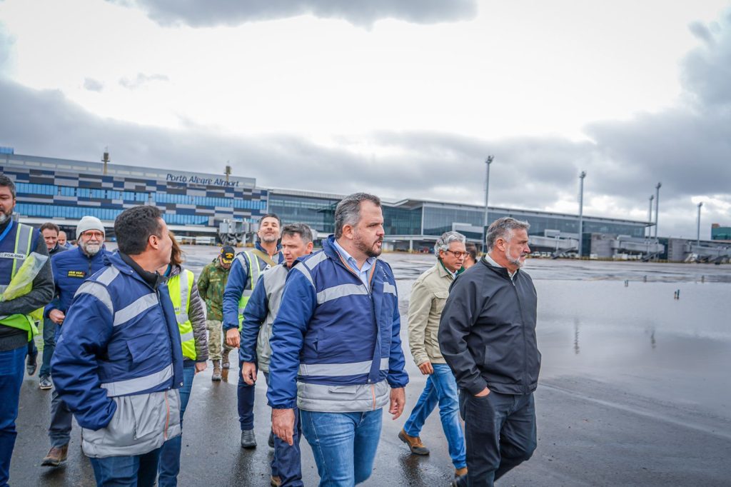 Governo Federal amplia voos na Base Aérea de Canoas vistoria aeroporto na Base Aerea de Canoas 2024