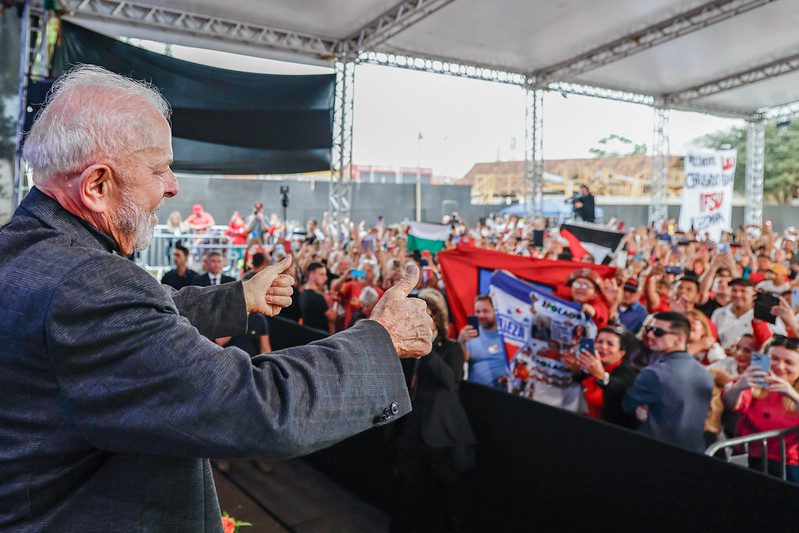 Complexo da Scharlau em São Leopoldo é inaugurado por Lula 1 Lula em São Leopoldo complexo viário da Scharlau
