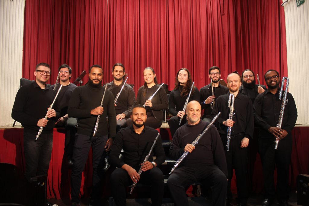 Orquestra de Flautas traz à região apresentação com músicas de diferentes períodos da história ARSI Orquestra de Flautas da Ufrgs - 2024