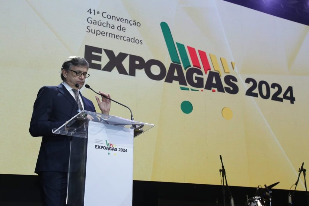 Expoagas 2024 jantar de abertura Cesar Longo Foto Reprodução Agas