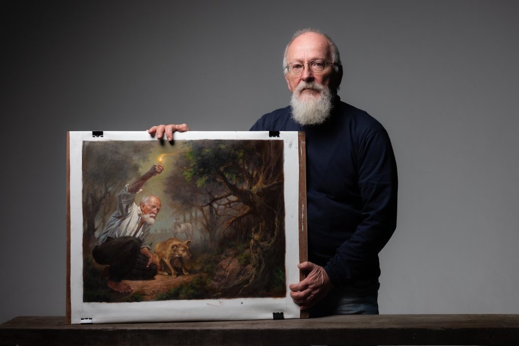 Marciano Schmitz é homenageado na Estância da Arte, da Expointer Marciano Schmitz - artista plástico de Novo Hamburgo